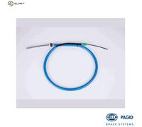 HELLA 8AS 355 662-451 Handbrake cable