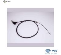 HELLA 8AS 355 668-501 Handbrake cable