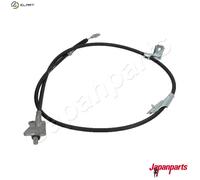 Handbrake cable BC-158L JAPANPARTS for NISSAN ALMERA Mk II