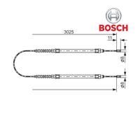 BOSCH 1 987 477 113 Handbrake cable