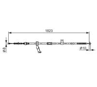 BOSCH 1 987 482 297 Handbrake cable