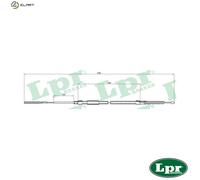 LPR C0083B Handbrake cable