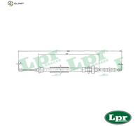 LPR C0114B Handbrake cable