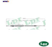 LPR C0120B Handbrake cable