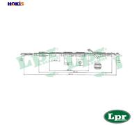 LPR C0323B Handbrake cable
