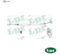 LPR C0446B Handbrake cable