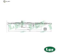 CABLE PULL PARKING BRAKE C0498B FOR NISSAN PRIMERA/Break/TravellerSR20DE 2.0L
