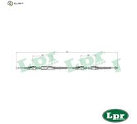 CABLE PULL PARKING BRAKE C0564B FOR VAUXHALL TIGRA/TwinTop CORSA/Mk/II OPEL