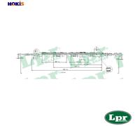 LPR C0847B Handbrake cable