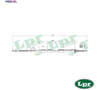 CABLE PULL PARKING BRAKE C0851B FOR TOYOTA 7A-FE 1.8L 1ZZ-FE 1.8L 4A-FE 1.6L