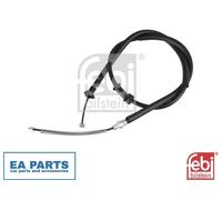 Cable Pull, parking brake for FIAT PANDA FEBI BILSTEIN 177179 fits Right Rear