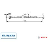 Cable Pull, parking brake for HYUNDAI BOSCH 1 987 482 835