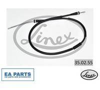 Cable Pull, parking brake for RENAULT CLIO LINEX 35.02.55 fits Left Front