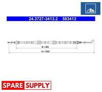 CABLE PULL, PARKING BRAKE FOR VW CALIFORNIA T5 CAMPER ATE 24.3727-3413.2