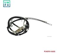 HERTH+BUSS JAKOPARTS J3930412 Handbrake cable