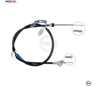 Handbrake cable Drum Brake K15010 A.B.S. for TOYOTA CITROËN PEUGEOT