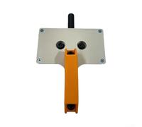 Cable Pull Tool for Electrical Installations, Drill Operated with Non-Slip Handle, Efficient Pulling of Cables in Empty Pipes, Robust Metal Housing, Suitable for Various (Orange)
