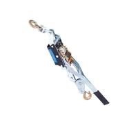 Cable Puller Tool - Ratchet Tightener, Manual Winch Device with Hook Support, Towing Mechanism with Steel Line Control, Pulling Accessory Outdoor Setup, Lever Action Gear Garden Projects