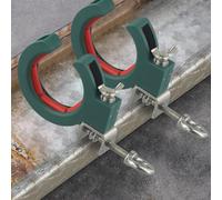 Cable Pulley Tray, Wire Guide Clamp for Cable Wiring and Pulling - Reinforced Nylon with Stainless Steel, 25kg Load Capacity, Blue/Dark Green for Ho(Green 2PCS)