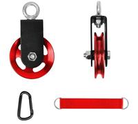 Cable Pulley Wheel for Home Gym Systems Upgraded 90mm Aluminium for Maximums 660LBS Load Cable Pulley Wheel for Home