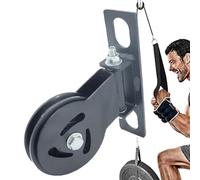 Cable Pulley Wheel, Gym Pulley - Red Wired Heavy Duty | Detachable Silent Pulley for Gym Equipment, Home Project and Lifting