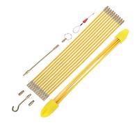 Cable Pulling Tool Kit 10 Glass Fibre Rods 33cm Electric Wire Threader | This professional cable pulling kit allows you to easily route wires through straight conduits and tight spaces.