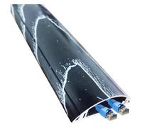 Cable Raceway - 1m Self-Adhesive Cord Management Channels for Home or Office, Wall and Floor Corners, TV Wire Hider Cover