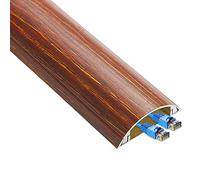 Cable Raceway 39" Length Metal Computer Pc Wires Management Adhesive Cables Concealer(Wood,Width 110Mm)