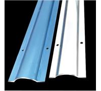 Cable Raceway, Stainless Steel Cord Hider for Desk, Ceiling, Corner, Floor, Wall, 1m Length Decorative Cable Management, Regular Size, 6 Cables