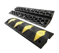 Cable Ramp Cord Cover, Speed Bump Rubber Protector for Outdoor Pavement, Street Cable Cover for Hiding Wires, Hoses, and Pipes