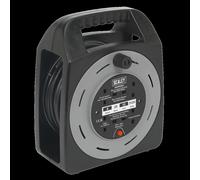 Sealey BCR25CB Cable Reel Box Type 25M 4 X 230V 1.25Mm² Thermal Trip