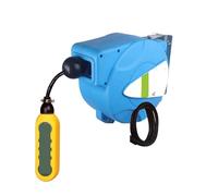 Cable Reel， Cable Reel 10M Automatic Winding Power Wire Telescoping 1.5MM2 Drum Electric Hose 3000W for Home Use, Factory, Construction Site Garden Hose