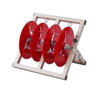 Cable Reel Holder, 2/3/4/5 Spool nizer, Durable Wire Storage Rack for Cords, Paracord, and Extension Cables - Efficient Cable Management Solution