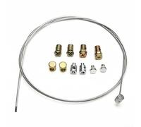 Cable Repair Kit, Throttle Clutch Cable Repair Kit with Solderless Nipple Sleeve and Nut Set Lawnmower Rotovator Ride On