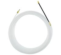 Cable retraction aid, 10 metres, 3 mm thick retractable spring, nylon retractable spiral, pull wire for empty pipes