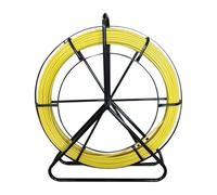 Cable Rods, 5/7/8mm Fiberglass Wire and Cable Running Puller Electrician Stringing Machine Fish with Tie Rod Unclog 50m/100m Pulling Rod(Type 8-100m)