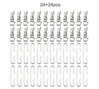 Cable Roof Clips DeIcing Cable Clips and 24pcs Aluminum Roof clamps can be bent to fit which is reliable and sturdy easy to or break