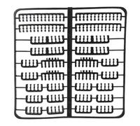 Cable Routing Board Set 28PCS for Computer Power Wires, Integrated Organizer Panel for Cleaner Desktop Builds Accessory Computer Power Wire Organizer Desktop Wire Routing Board Case Cable Management