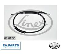 Cable, service brake for AUDI A2 LINEX 03.01.50 fits Left Front