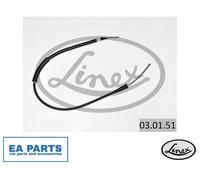 Cable, service brake for AUDI A2 LINEX 03.01.51 fits Left Front