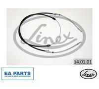 Cable, service brake for FIAT 126 LINEX 14.01.01 fits Rear