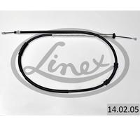 CABLE, SERVICE BRAKE FOR FIAT BRAVO STILO LINEX 14.02.05 FITS LEFT FRONT