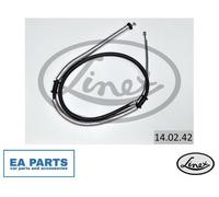 Cable, service brake for FIAT DOBLO LINEX 14.02.42 fits Left Front