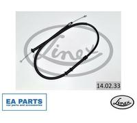 Cable, service brake for FIAT PANDA LINEX 14.02.33 fits Left Front