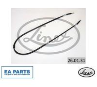 Cable, service brake for MAZDA 626 MX-6 LINEX 26.01.31 fits Left Front