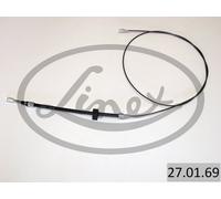 CABLE, SERVICE BRAKE FOR MERCEDES-BENZ B901 B903 B904 LINEX 27.01.69 FITS FRONT