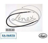 Cable, service brake for PEUGEOT 207 LINEX 33.01.63 fits Right Front, Left Front