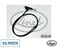 Cable, service brake for PEUGEOT 406 LINEX 33.01.34 fits Front