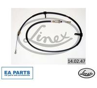Cable, service brake for PEUGEOT BOXER Bus MANAGER Bus LINEX 14.02.47 fits Front