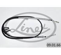 CABLE, SERVICE BRAKE FOR PEUGEOT BOXER VAN, MANAGER LINEX 09.01.66 FITS FRONT